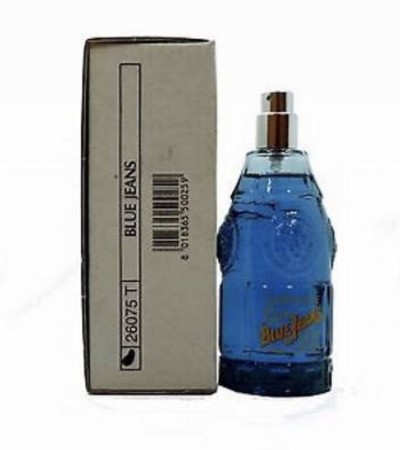 Versace蓝色牛仔裤男式75毫升/Versace红色牛仔裤女式75毫升（不带盖子和零售包装的测试仪）-BNIB香水/香精