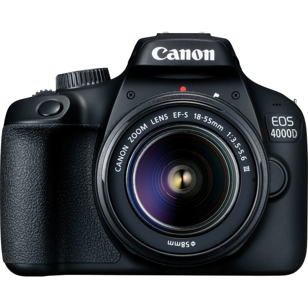 Canon EOS 4000D DSLR Camera & EF-S 18-55MM Lens 