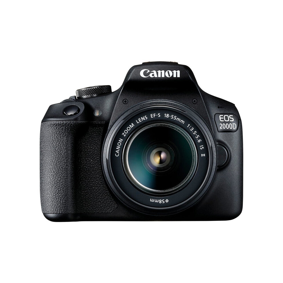 Canon EOS 2000D DSLR Camera & EF-S 18-55mm IS II Lens Kit 